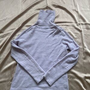 Cashmere Lavender Turtleneck Sweater